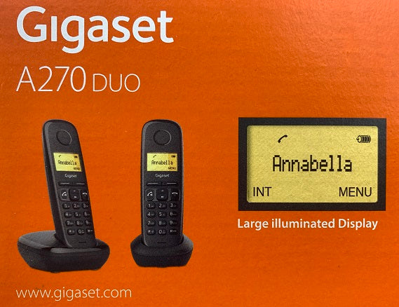 Gigaset A270 Duo Speaker Cordless Phone