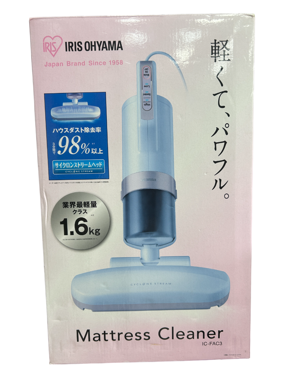 Iris Ohyama IC-FAC3 Premium Mattress & Dust Mite Cleaner
