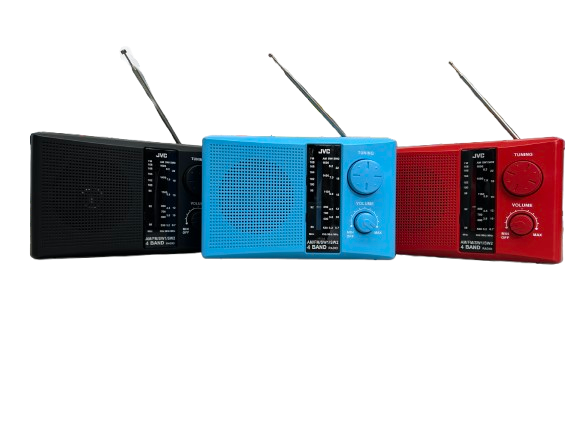 JVC RA-N34 Four Band Portable Radio FM/AM/ SW1/SW2