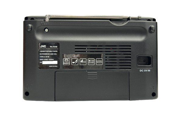 JVC RA-N34 Four Band Portable Radio FM/AM/ SW1/SW2