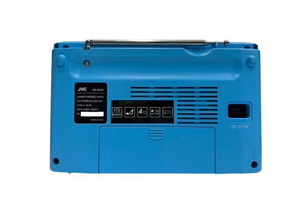 JVC RA-N34 Four Band Portable Radio FM/AM/ SW1/SW2