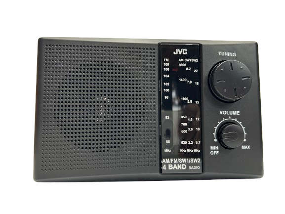 JVC RA-N34 Four Band Portable Radio FM/AM/ SW1/SW2