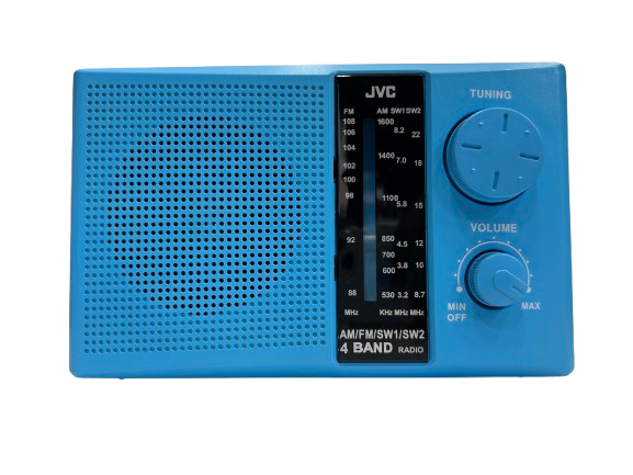 JVC RA-N34 Four Band Portable Radio FM/AM/ SW1/SW2
