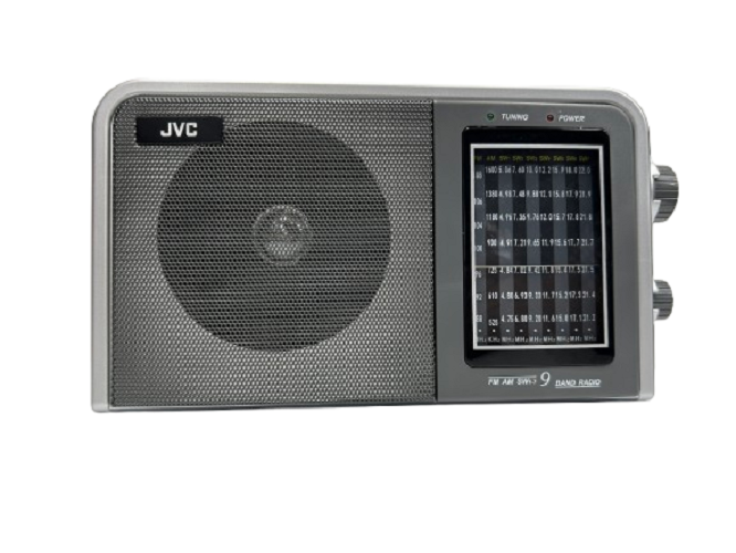 JVC RA-N44 World Band Radio with USB/TF Card Player