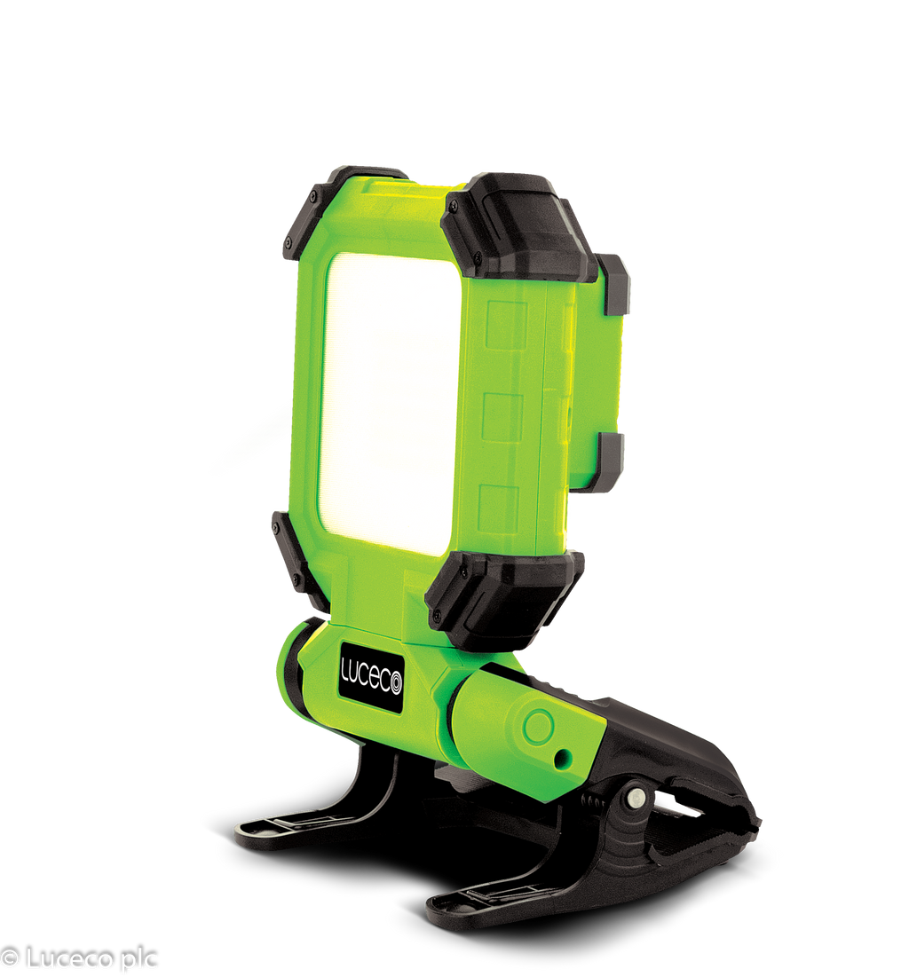 Luceco LCWR13G60 Rechargeable LED Work Light 13W | 6500K Daylight | IP65 | Magnetic Base