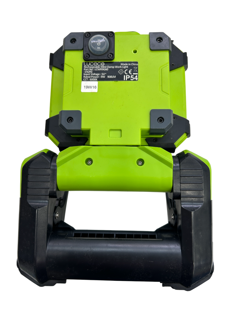 Luceco LCWR9G60 – 9W Rechargeable LED Mini Clamp Work Light | Portable & Durable | 900 lm