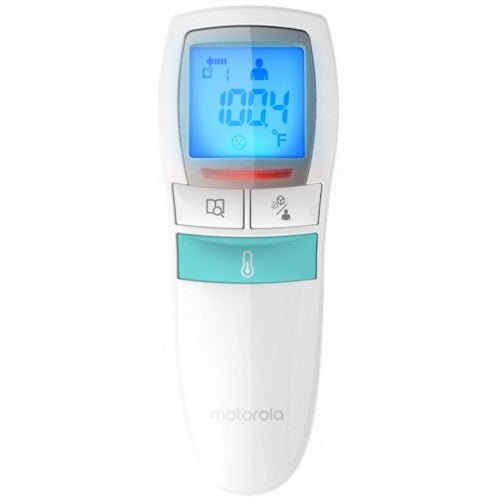 Motorola MBP66N 3-in-1 Non-Contact Baby Thermometer – Forehead, Food & Liquid Temperature Checker