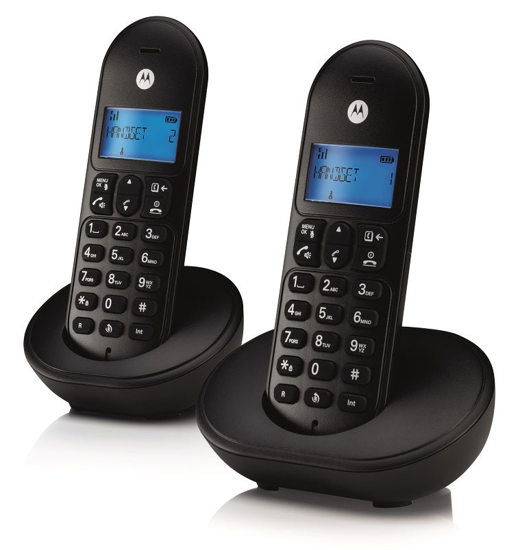 Motorola T102 Twin DECT Cordless Phone (2-Handset Pack)