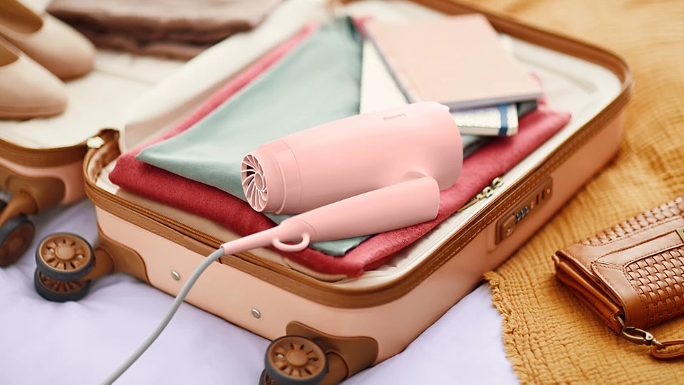 Philips BHP398/00 3000 Series Hair Styling Set – Hair Dryer + Hair Straightener (1600W, ThermoProtect, Keratin-Infused)