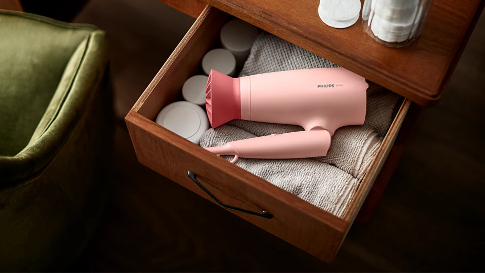 Philips BHP398/00 3000 Series Hair Styling Set – Hair Dryer + Hair Straightener (1600W, ThermoProtect, Keratin-Infused)