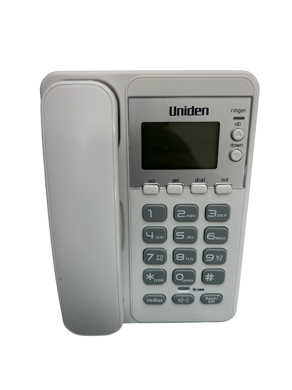 Uniden AS6404 Corded Landline Phone with LCD Display & Speakerphone