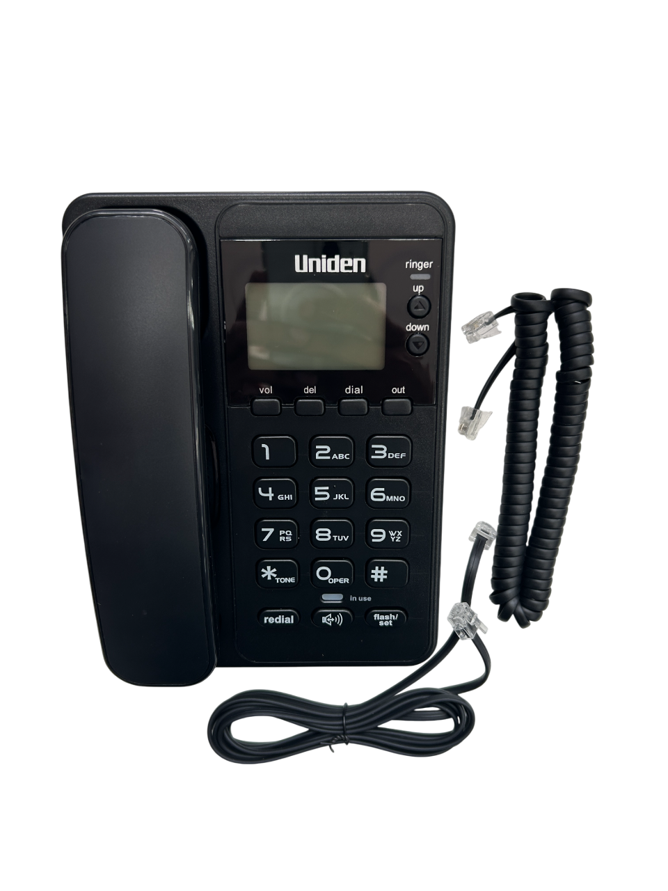 Uniden AS6404 Corded Landline Phone with LCD Display & Speakerphone