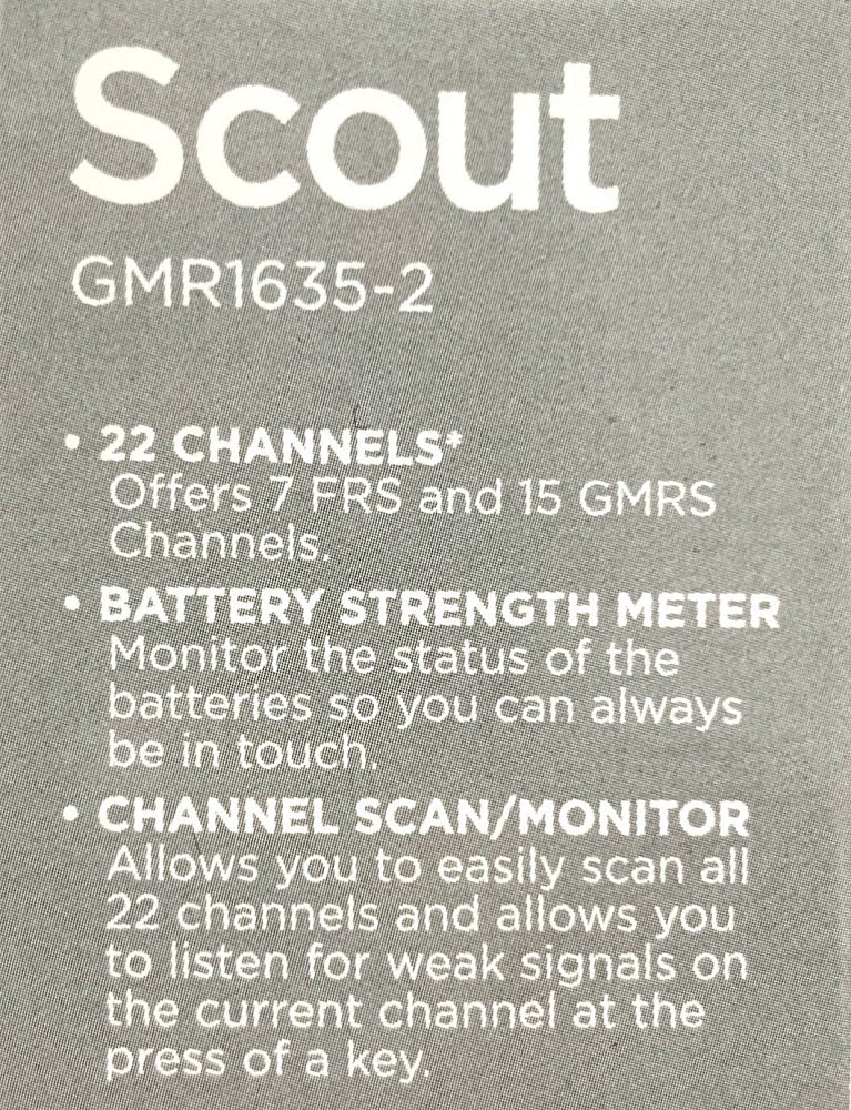 Uniden Walkie Talkie GMR1635 (25km)